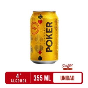 Cerveza Poker Tradicional Lata 355ml