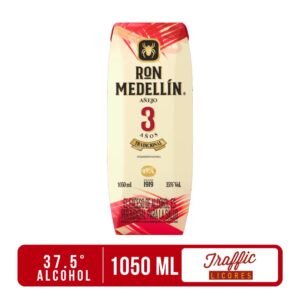Ron Medellín Añejo 3 Años Tetrapack 1050ml